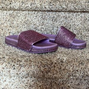 Girls Madden Girl light up Slides